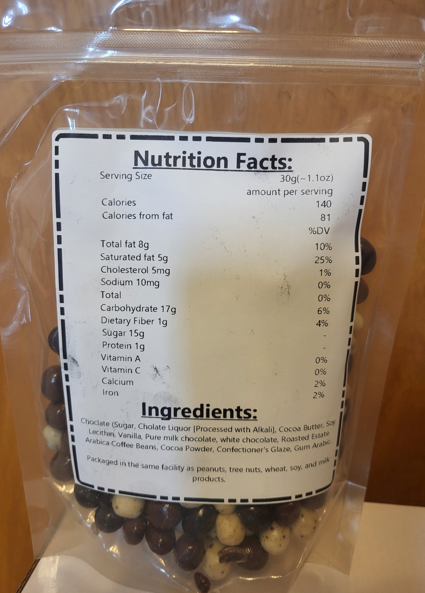 New York Chocolate Covered Espresso Beans, 8 ounce package